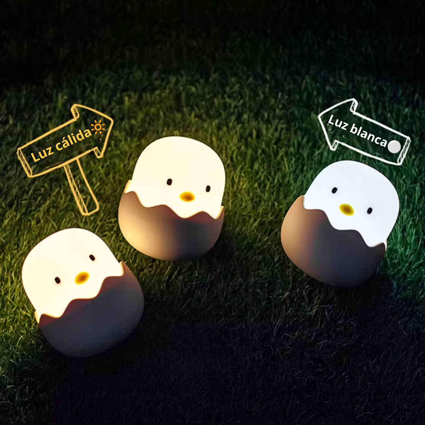 Pollito brillante