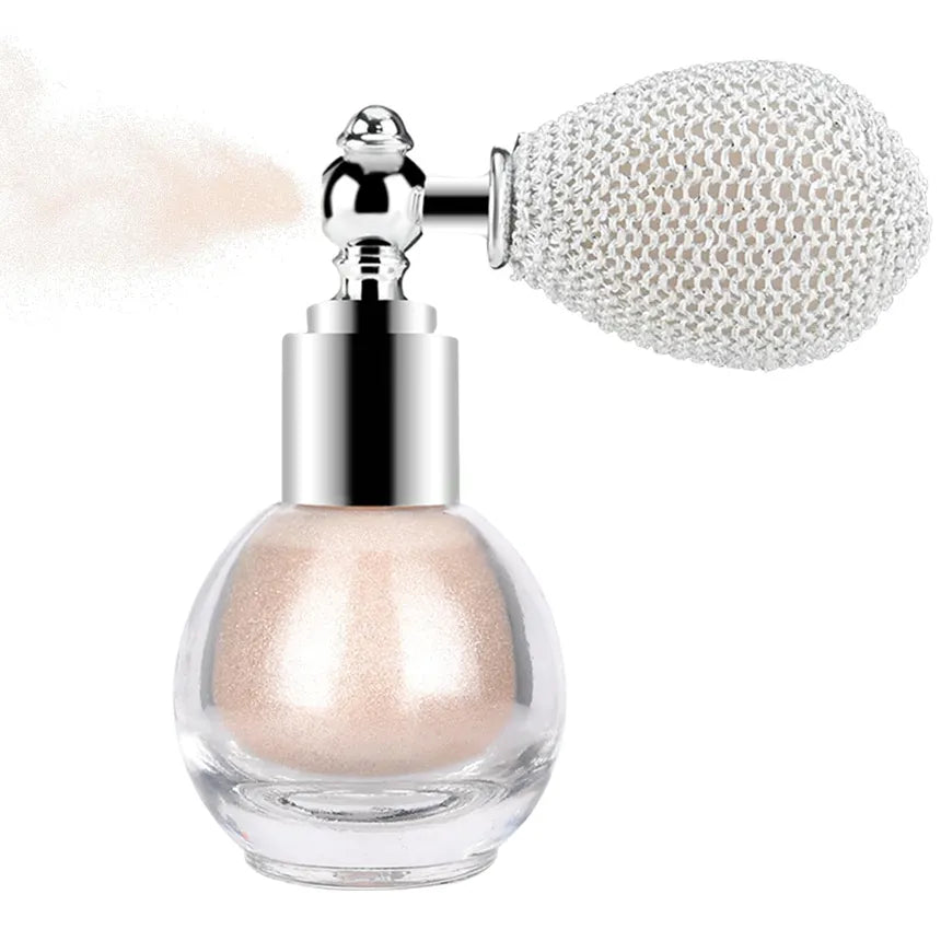 Polvo de maquillaje brillante
